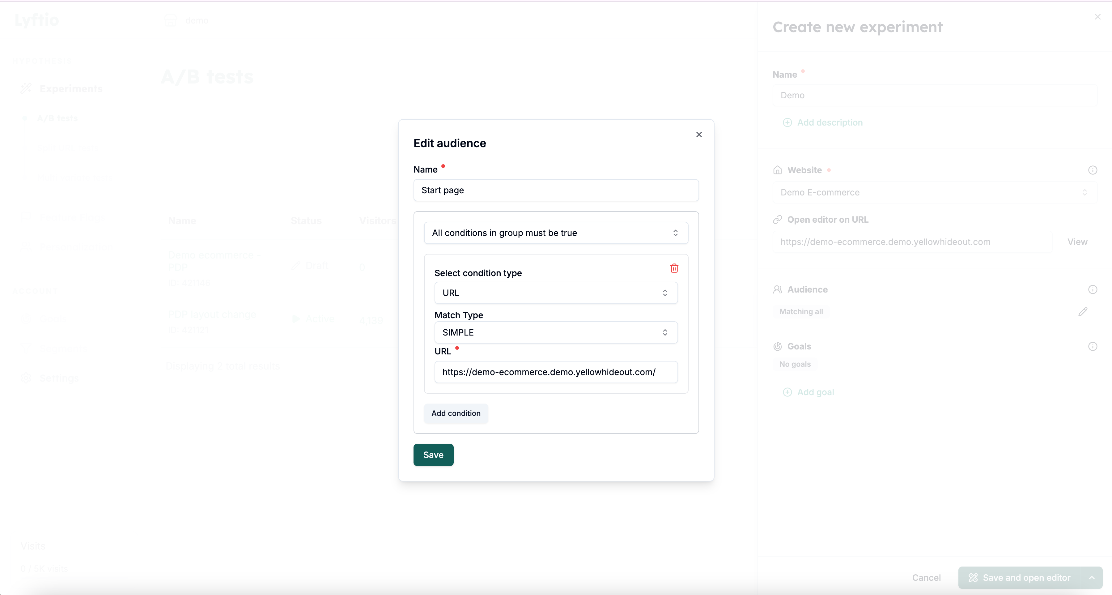 Create Audience step 3